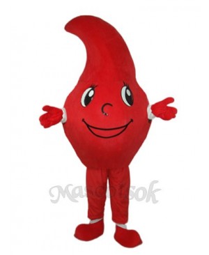 Red Dripping Mascot Adult Costume