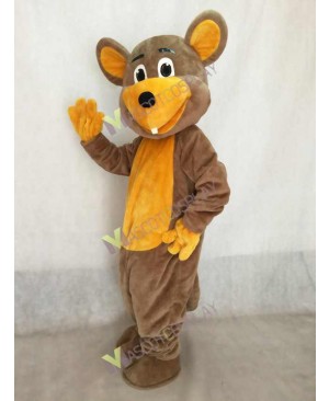 Morley Muskrat Mouse Mascot Costume