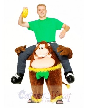 Piggyback Carry Me Ride on Cheeky Monkey Mascot Costume