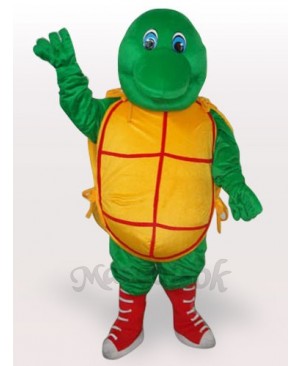 Green Tortoise Adult Mascot Costume
