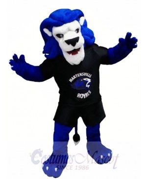 Blue Lion Animal Mascot Costume