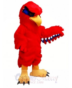 New Red Hawk Mascot Costume
