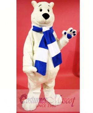 Breezy Polar Bear Mascot Costume  