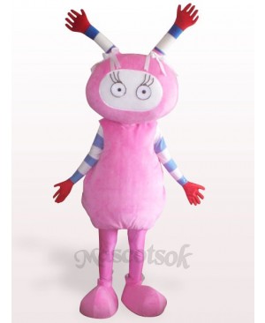 Pink Fairy Plush Adult Mascot Costume