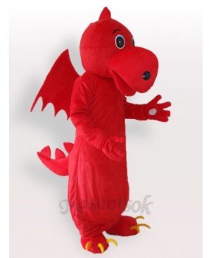 Red Stegosaurus Adult Mascot Costume