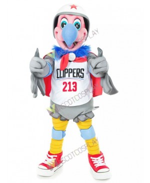 LA Clippers Mascot Costume Chuck California Condor Mascot Costume