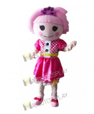 Lalaloopsy Pink Doll Jewel Sparkles Mascot Costume