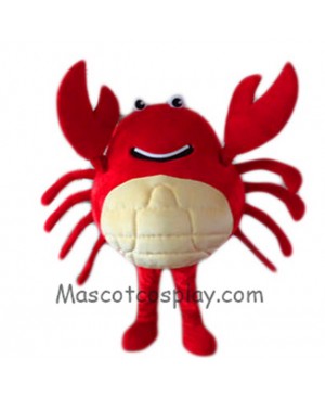 Hot Sale Adorable Realistic New Popular Professional Red Crab Mascot Costume Cartoon Fancy Dress