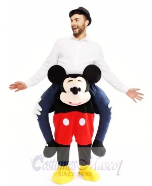 Piggyback Mickey Mouse Carry Me Ride Mouse Mascot Costume