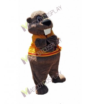 High Quality Adult Alex the Beaver Mascot Costume