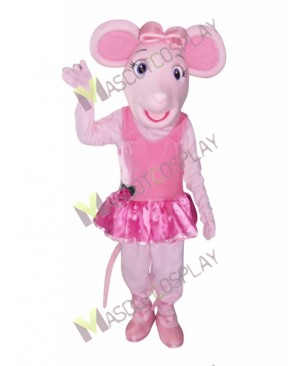 High Quality Adult Angelina Ballerina Mouse Mascot Costume