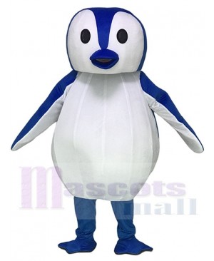 Blue and White Penguin Mascot Costumes