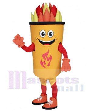 Torch mascot costume