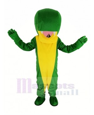 Green Snake Mascot Costume Animal
