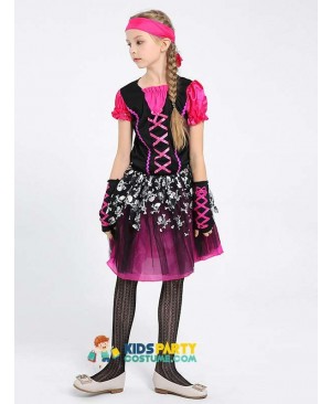 Girls Pirate Buccaneer Book Week Fancy Dress Halloween Costume