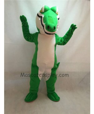Fierce Green Crocodile Mascot Costume
