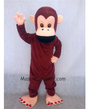 Hot Sale Adorable Realistic New Brown Gorilla Mascot Adult Costume