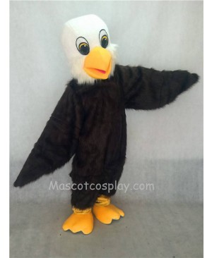 Hot Sale Adorable Realistic New Hairy Brown Baby Bald Eagle Mascot Costume
