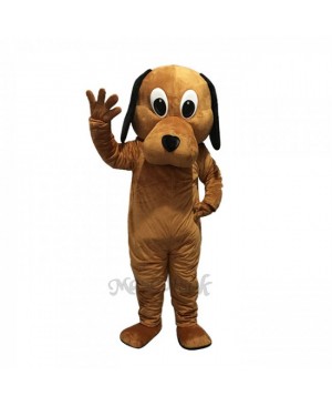 New Tan Dog Black Ears Costume Mascot