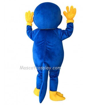 Cute Blue Platypus Mascot Costume