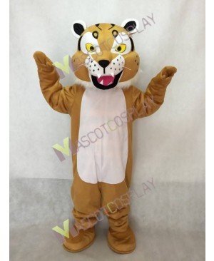Tan Bobcat Mascot Costume