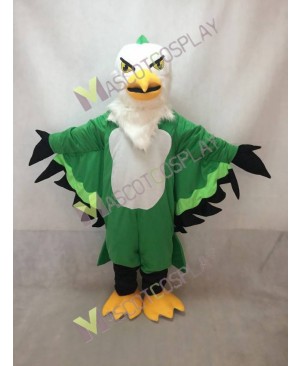 Realistic Adult Custom Color Green Thunderbird Mascot Costume