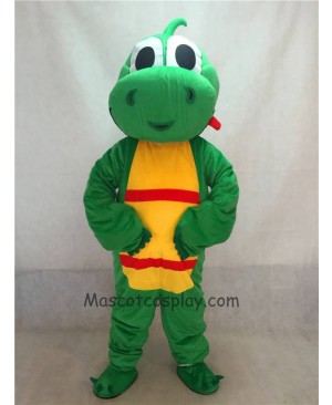High Quality Green Yoshi Dinosaur Mascot Adult Costume