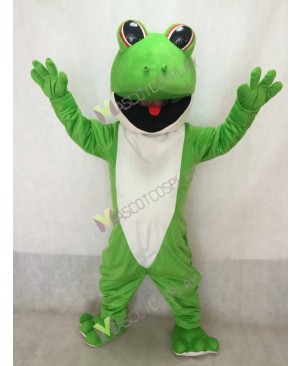 Green Tree Frog Mascot Costume