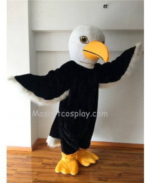 Cute New Black American Eagle Mascot Costume