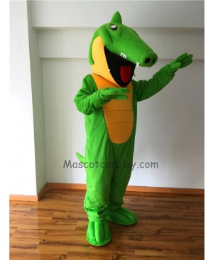 Cute Crunch Gator Mascot Costume