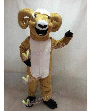 Cute Ram Mascot Costume with White Belly