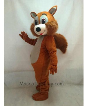 High Quality Adult New Brown Squirrel Mascot Costume with Grey Belly