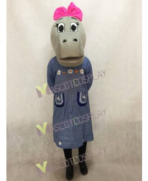 Hilary Hippo Head ONLY Mascot Costume