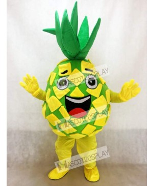 Yellow Pineapple Pete Fruit Mascot Costume