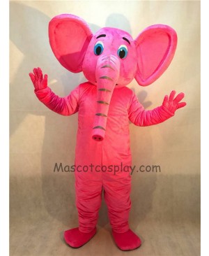 Cute New Pink Elephant Mascot Costume