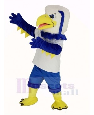 Cool Blue Eagle Mascot Costume Animal