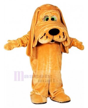 Funny Light Brown Shar Pei Dog Mascot Costume