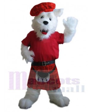 West Highland White Terrier Dog mascot costume