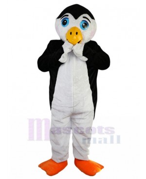Mr.Penguin Mascot Costume with Blue Eyes Animal