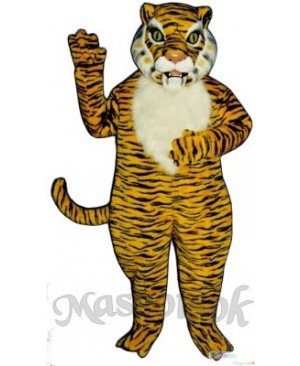 Cute Realistic Tiger Mascot Costume