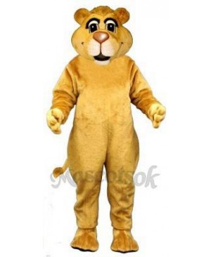 Cute Young Lion Mascot Costume