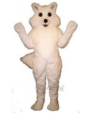 Cute Arctic Fox Mascot Costume