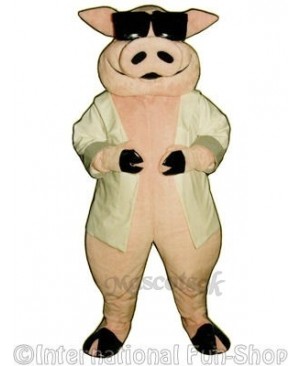 Heavy Hog Pig Piglet Mascot Costume