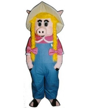 Cute Sally Sow Pig Piglet Hog Mascot Costume