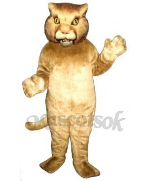 Cute Wildcat Mascot Costume