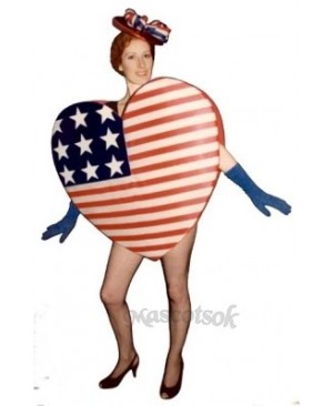 Cute Heart of America Mascot Costume