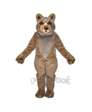Cute Mexican Grey Wolf Mascot Costume