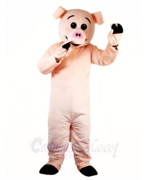 Cute Pink Pig Mascot Costumes Farm Animal