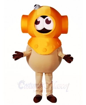 Yellow Diver Mascot Costumes