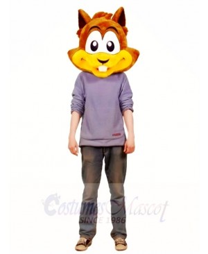 Chipmunk Head Only Mascot Costumes Animal